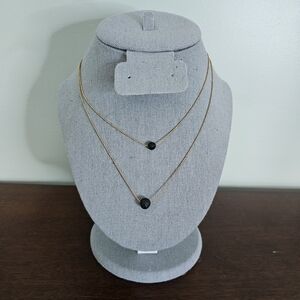 Vitality Extracts Pure Diffuser Necklace Lava Stone Gold‎